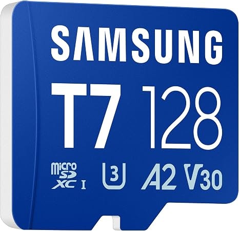 Samsung T7 microSDXC 128GB Memory Card: $33