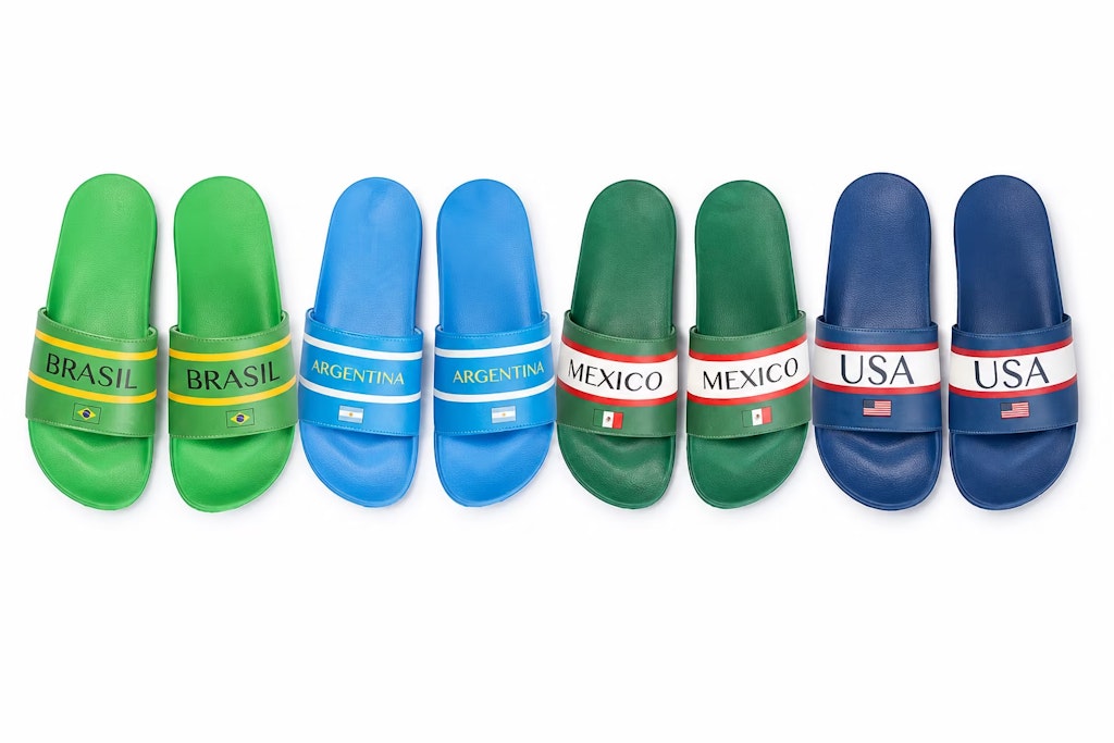 Ground Up Men's Soccer Fan Slides: $9.99