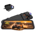 Open-Box WolfBox M40Lite 10" Rearview Mirror Dash Cam for $64 + free shipping