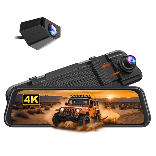 Open-Box WolfBox M40Lite 10" Rearview Mirror Dash Cam: $64
