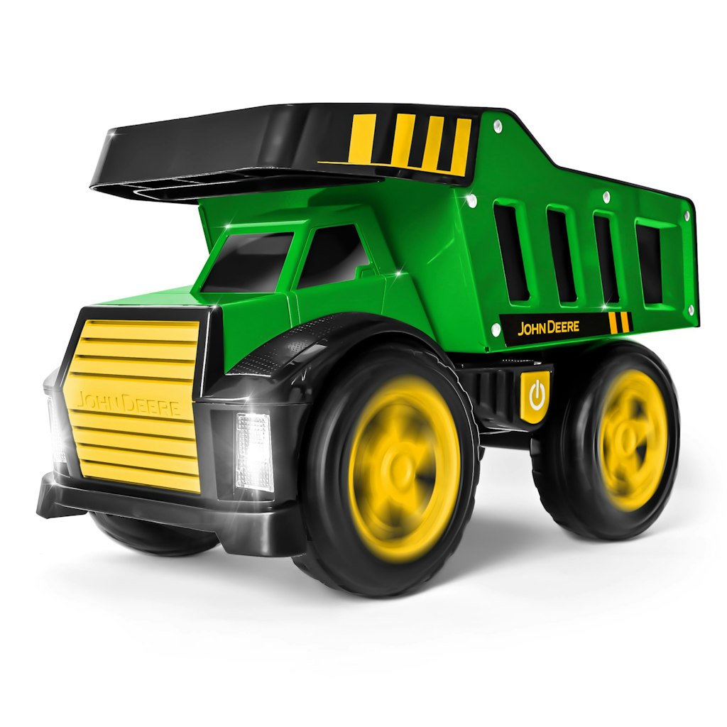 John Deere 16" Steel Dump Truck Toy: $33 w/ Prime