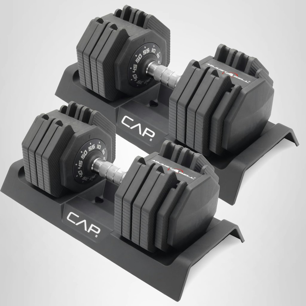 Cap Barbell ADJUSTABELL 55-lb. Dumbbell Pair: $150