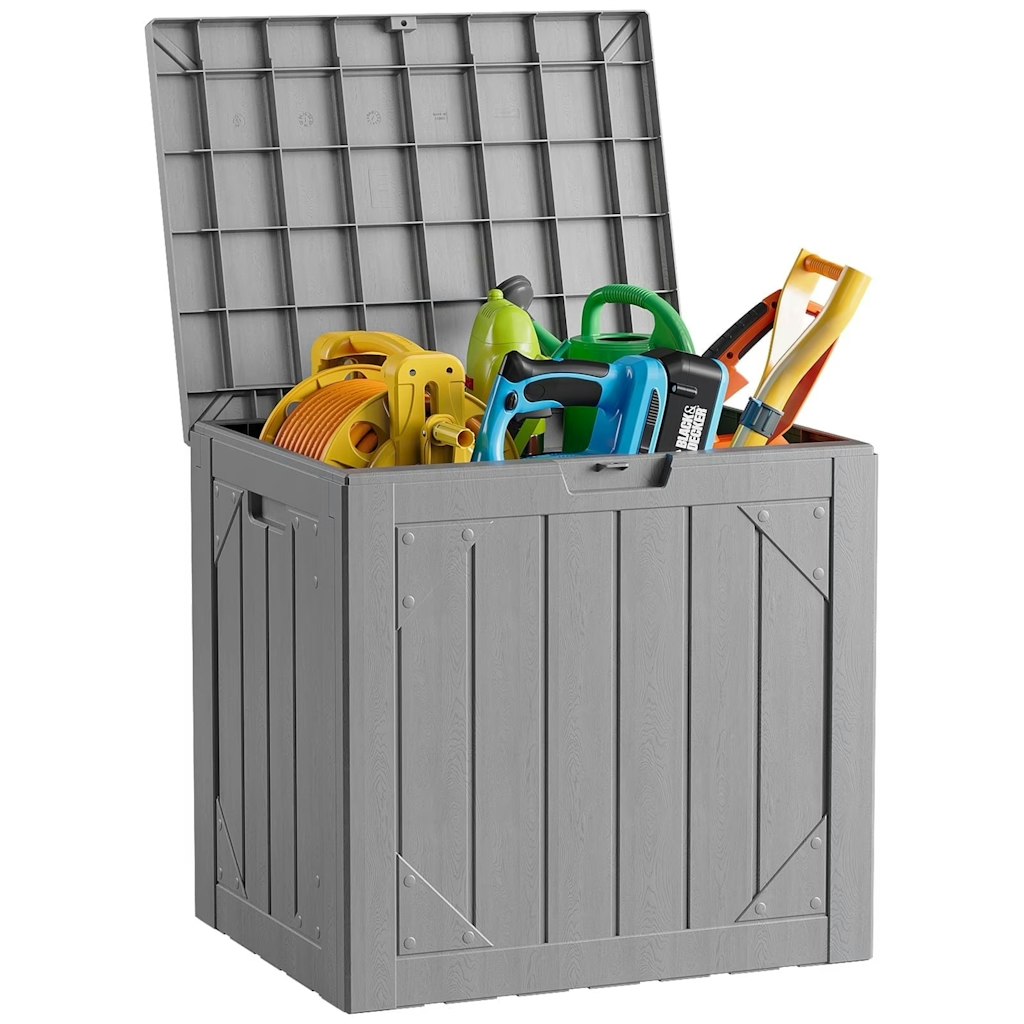 30-Gallon Resin Deck Box: $17
