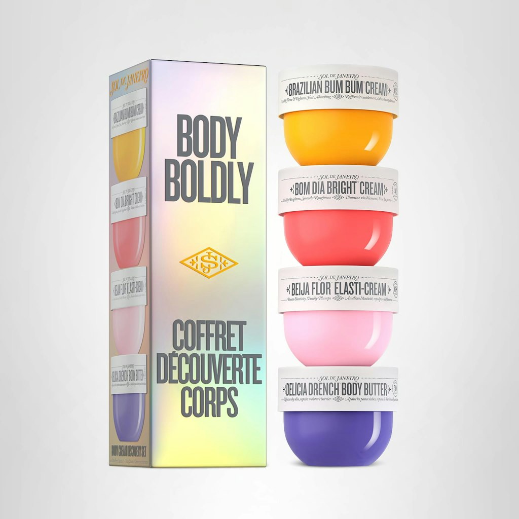 Sol de Janeiro Body Boldly Body Cream Minis 4-Pack: $24 Sol de Janeiro Body Boldly Body Cream Minis 4-Pack: $24