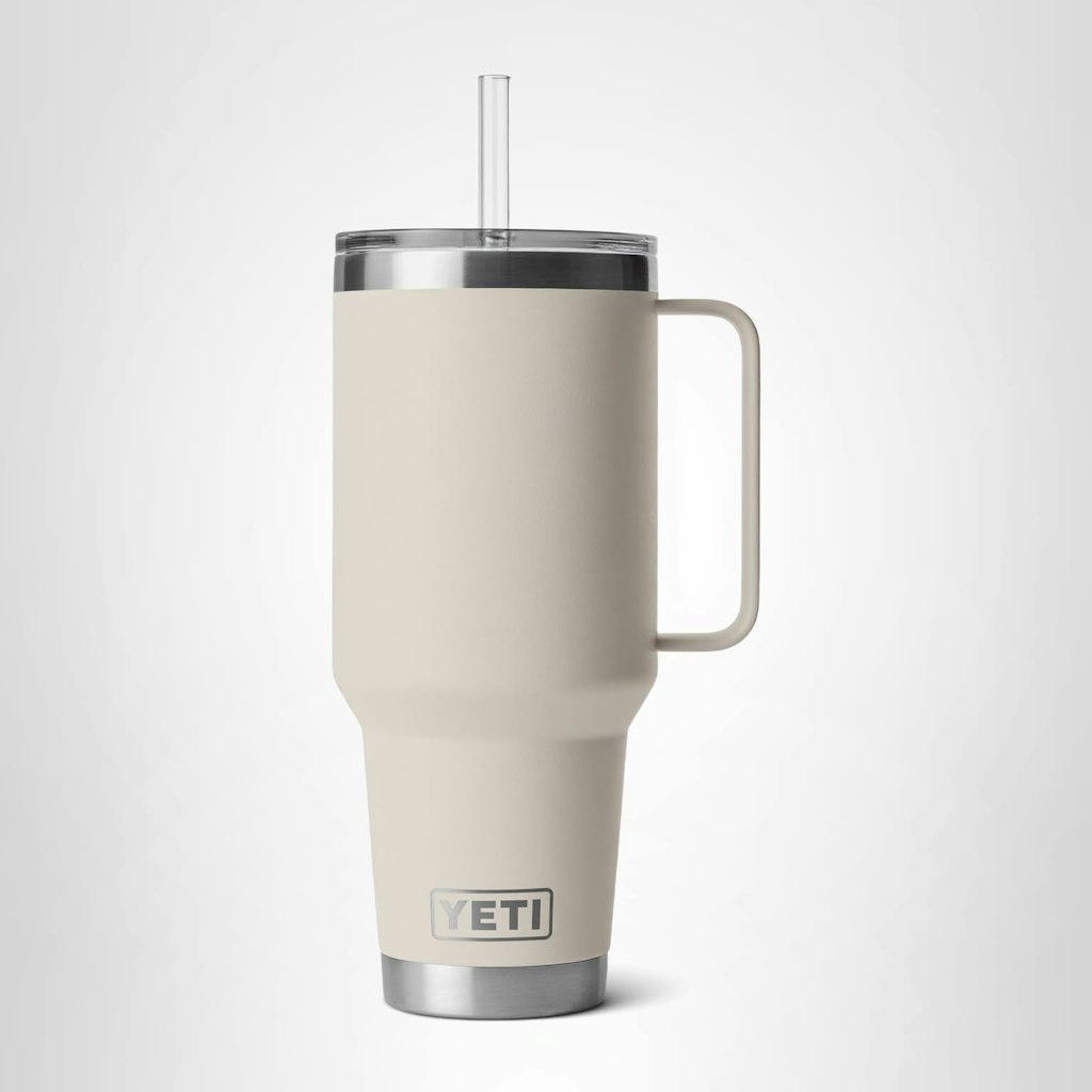 YETI Rambler 42-oz. Tumbler w/ Handle & Straw Lid: $27 w/ Prime