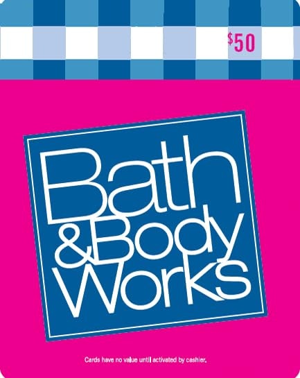 Bath & Body Works $50 Gift Card: $40 w/ Prime