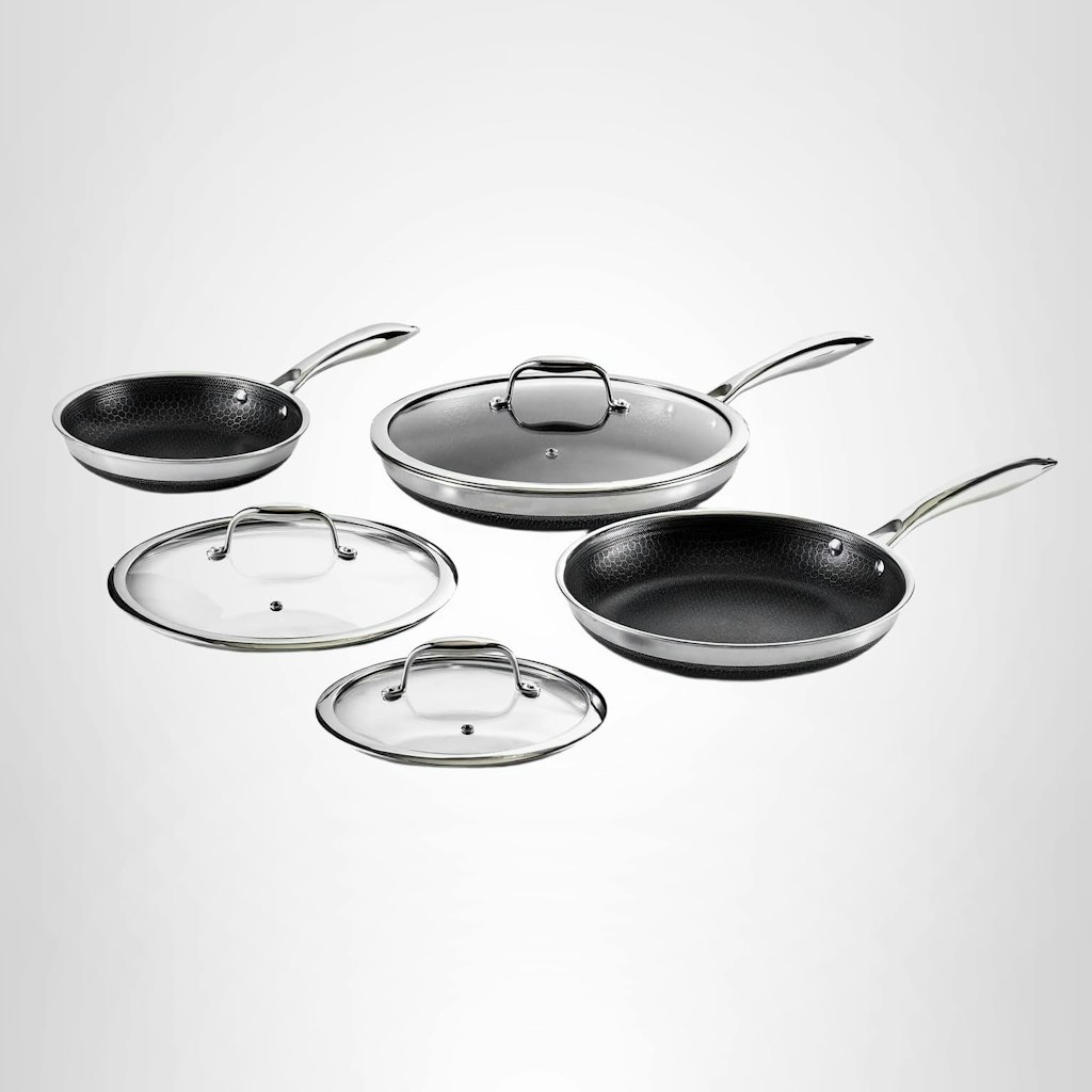 HexClad Hybrid Nonstick Frying Pan 6-Piece Set: $299 w/ Prime