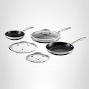 HexClad Hybrid Nonstick Frying Pan 6-Piece Set for $299 w/ Prime + free shipping