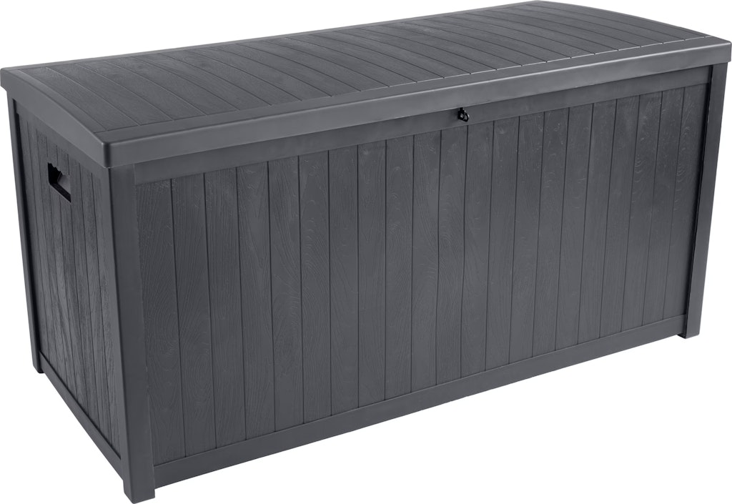 Pure Garden 113-Gallon Resin Outdoor Deck Box: $38