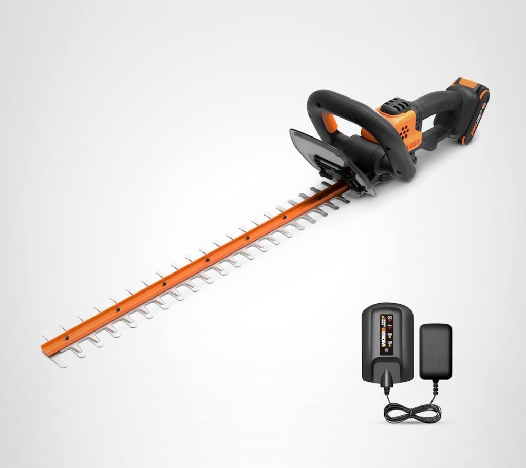 Worx 20V Power Share 22" Cordless Hedge Trimmer Kit: $52 w/ Prime