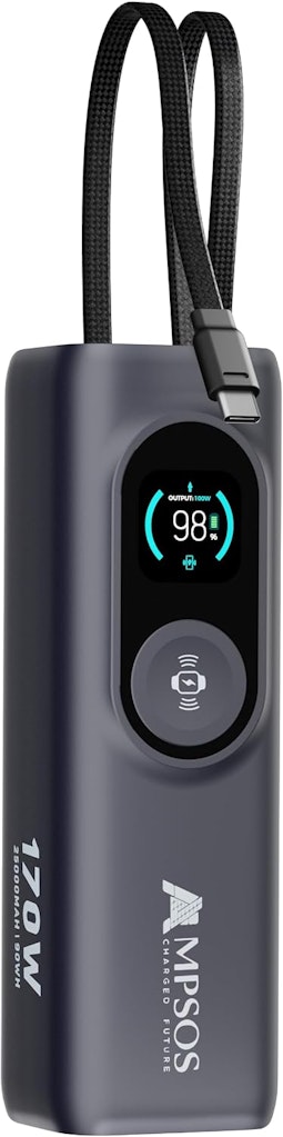 AMPSOS 25,000mAh Power Bank: $90 AMPSOS 25,000mAh Power Bank: $90