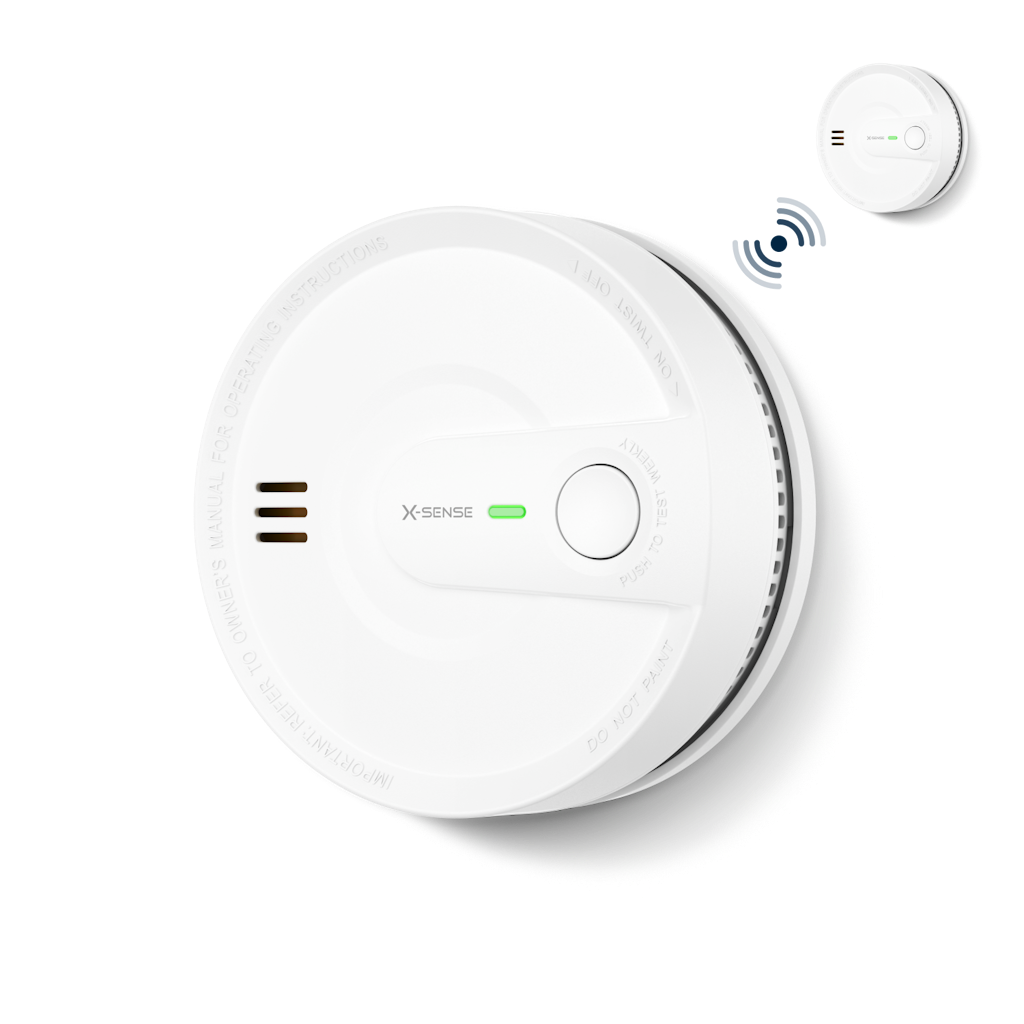  X-Sense SD20-W Wireless Interconnected Smoke Alarm 6-Pack: $89.99