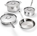All-Clad D3 Stainless Steel 7-Piece Cookware Set for $400 + free shipping