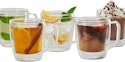 J.A. Henckels 6-Piece Double Wall Glass Mug Set for $45 for Costco members + free shipping