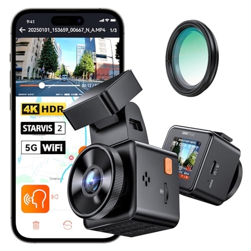 Vantrue E1 Pro 4K Mini Dash Cam: $104 w/ Prime 