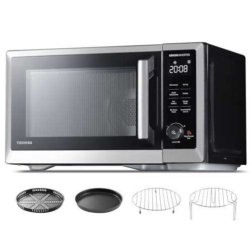 Toshiba 1.0 cu. ft. 1,000W Countertop Microwave and Air Fryer Combo: $285 w/ Prime Toshiba 1.0 cu. ft. 1,000W Countertop Microwave and Air Fryer Combo: $285 w/ Prime