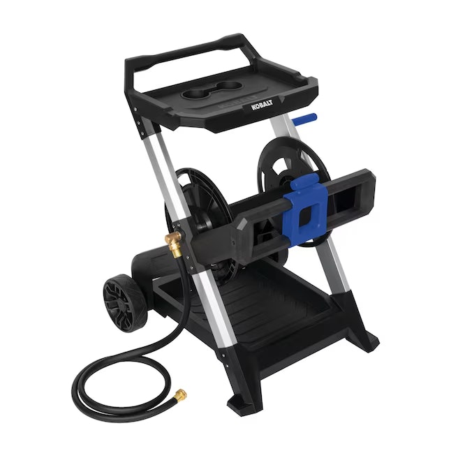 Kobalt Aluminum 200-ft Cart Hose Reel : $99 
