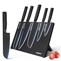 6-Piece Japanese Stainless Steel Knife Set with Magnetic Block for $36 + free shipping