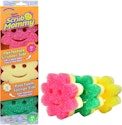 Scrub Mommy Power Flower Dual-Sided Cleaning Sponge 3-Pack for $10 + free shipping