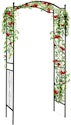 Best Choice 92" Steel Garden Arch Arbor Trellis for $52 + free shipping