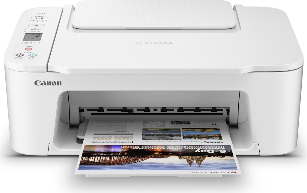 Canon PIXMA TS3722 Wireless All-in-One Inkjet Printer: $44