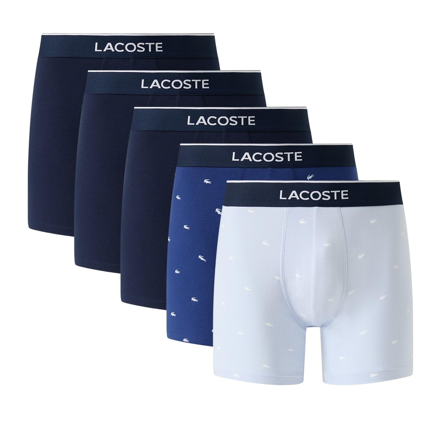Cotton Stretch Essentials Boxer Briefs 5-Pack