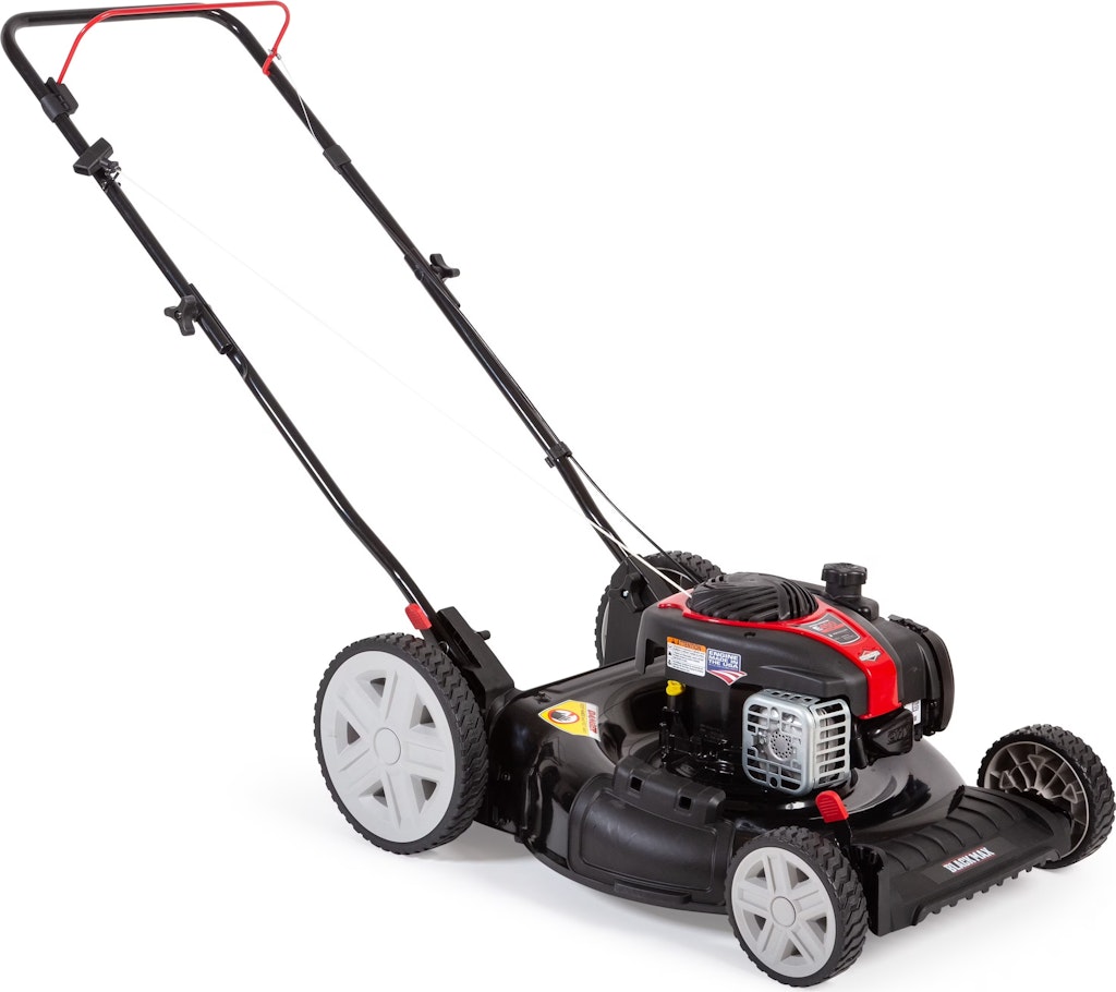 Black Max 21" 125cc Gas Push Mower w/ Briggs & Stratton Engine: $148