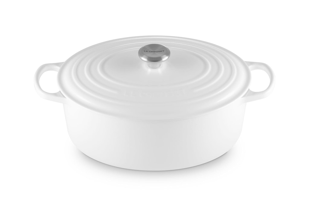 Le Creuset Enameled Cast Iron Signature 8-qt. Oval Dutch Oven: $332 w/ Prime