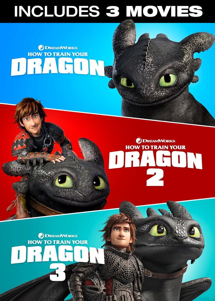 How to Train Your Dragon 3-Movie Collection on DVD: $9.99 w/ Prime