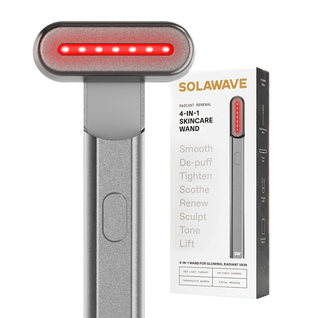 Solawave 4-in-1 Red Light Therapy Face & Neck Wand: $110 w/ Prime