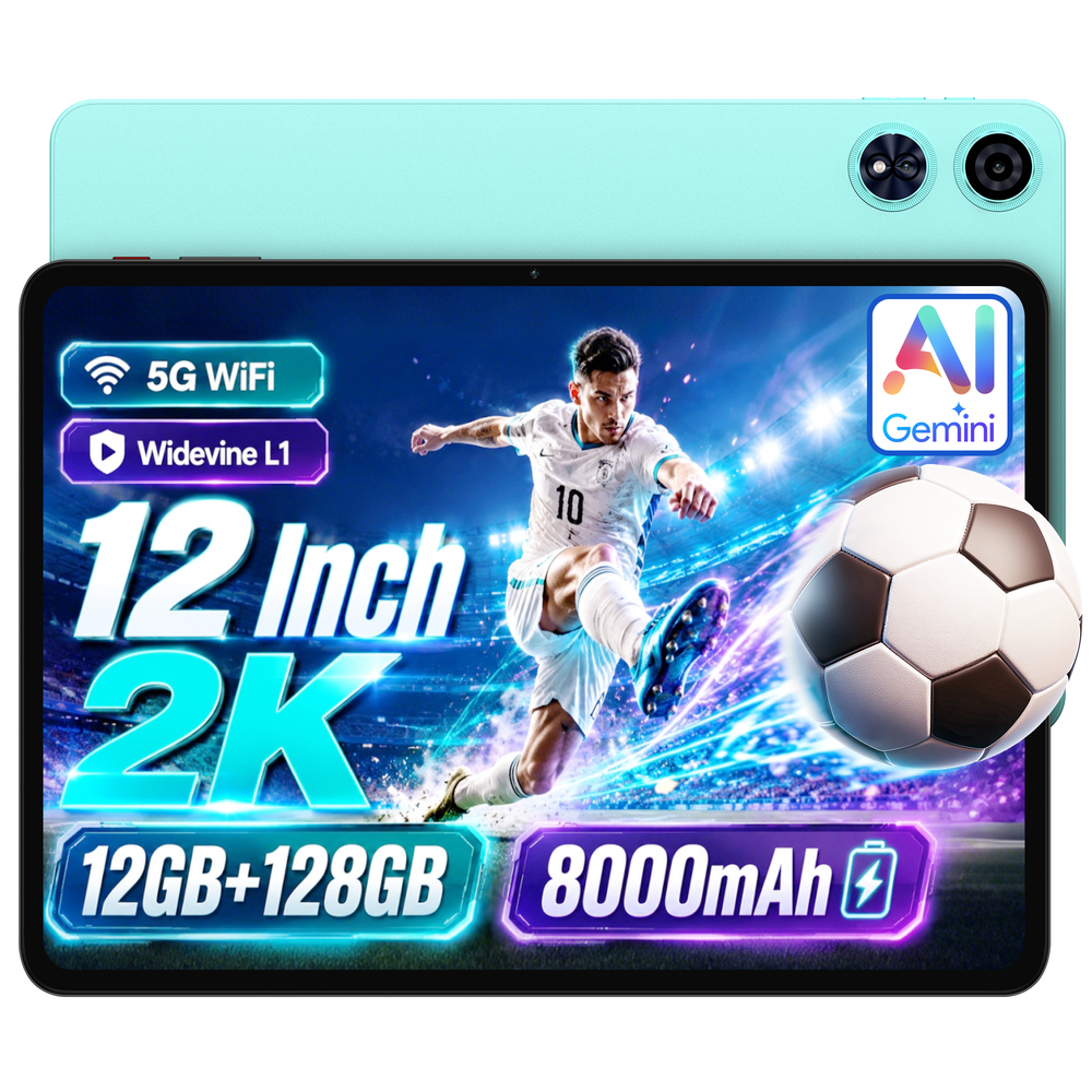 Odea 12" 128GB Android 15 Tablet: $119.99