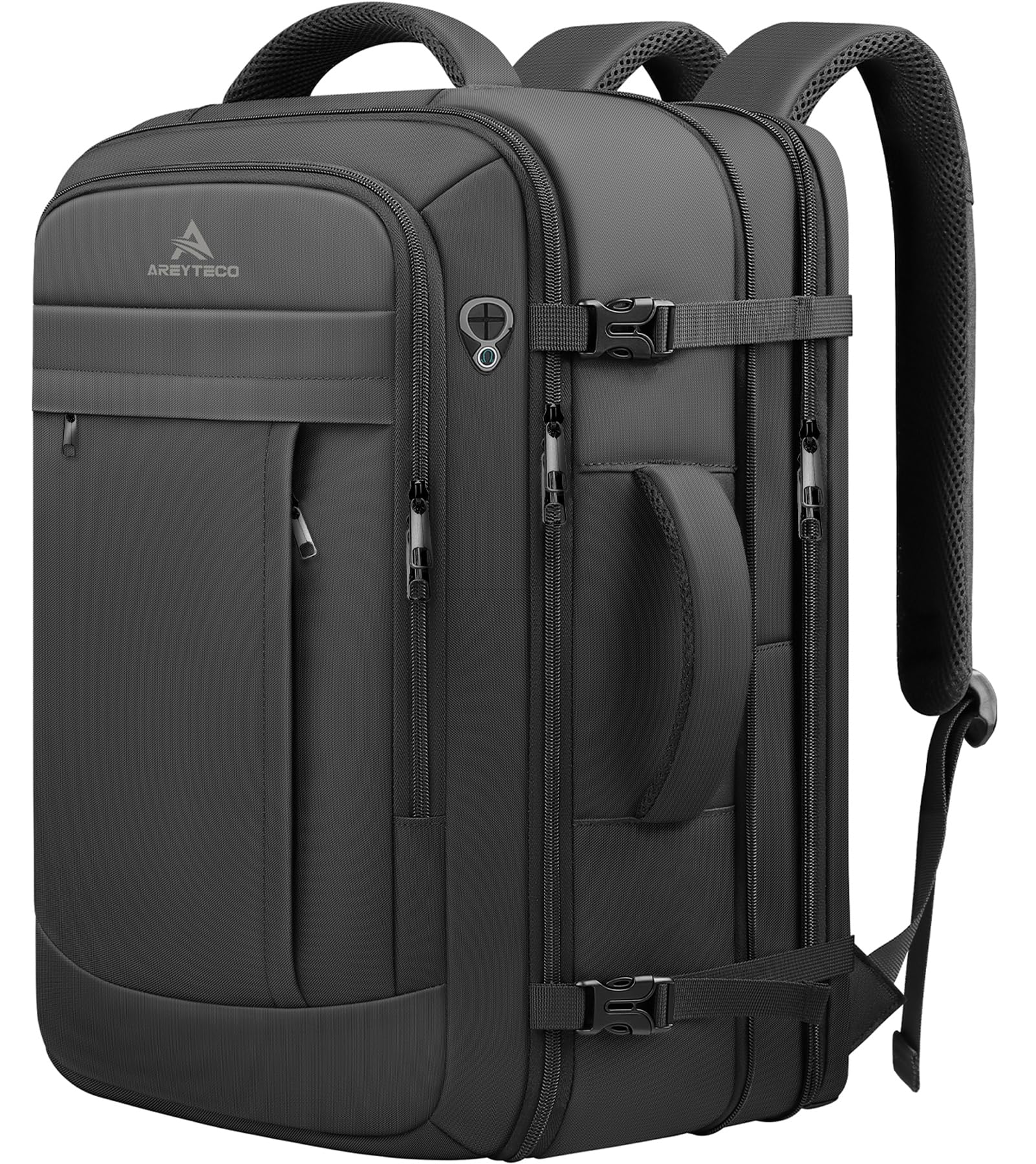 50L Expandable Carry-On Laptop Backpack