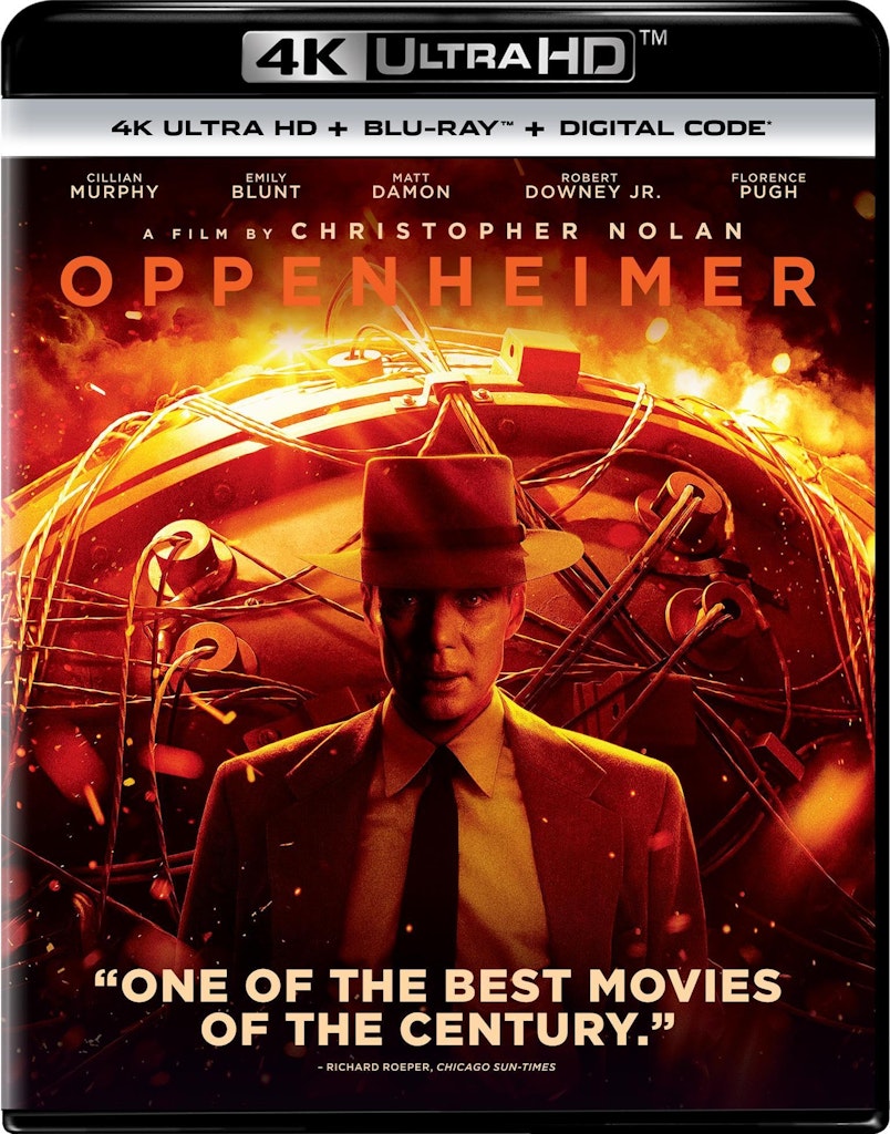 Oppenheimer 4K Ultra HD + Blu-ray + Digital: $12 w/ Prime