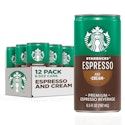 Starbucks Doubleshot Espresso + Cream 6.5-oz. 12-Pack for $15 w/ Prime + free shipping