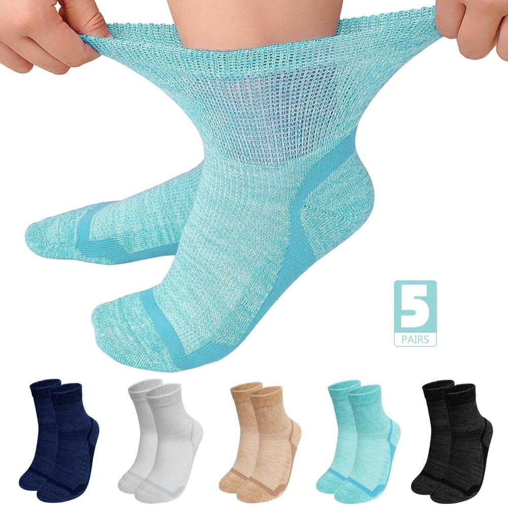 Lofir Bamboo Viscose Diabetic Crew Socks 5-Pack: $16.54 Lofir Bamboo Viscose Diabetic Crew Socks 5-Pack: $16.54