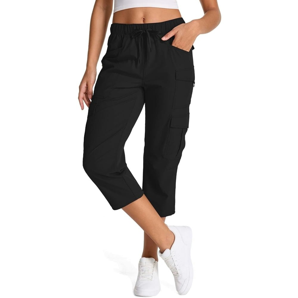 Fen AI Women's Cargo Capri Pants: $25.89