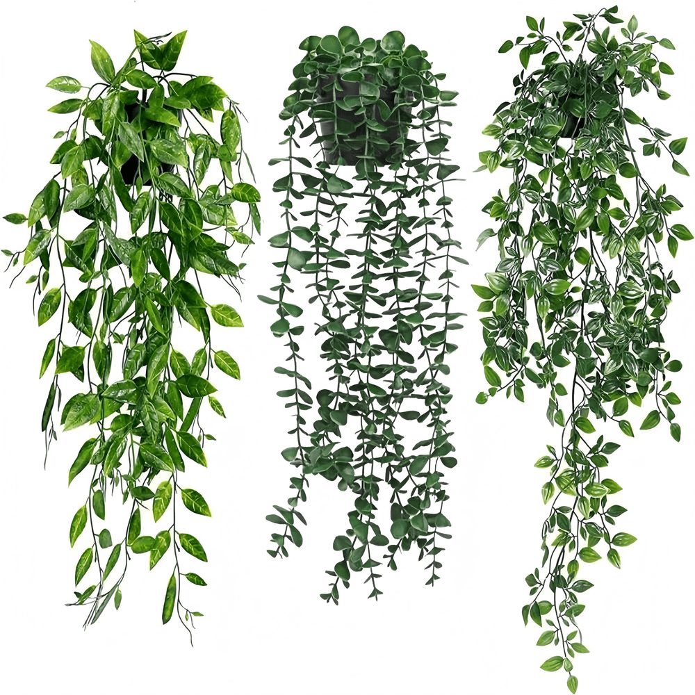 Kirifly Indoor Faux Eucalyptus Hanging Plants 3-Pack: $14.66 Kirifly Indoor Faux Eucalyptus Hanging Plants 3-Pack: $14.66
