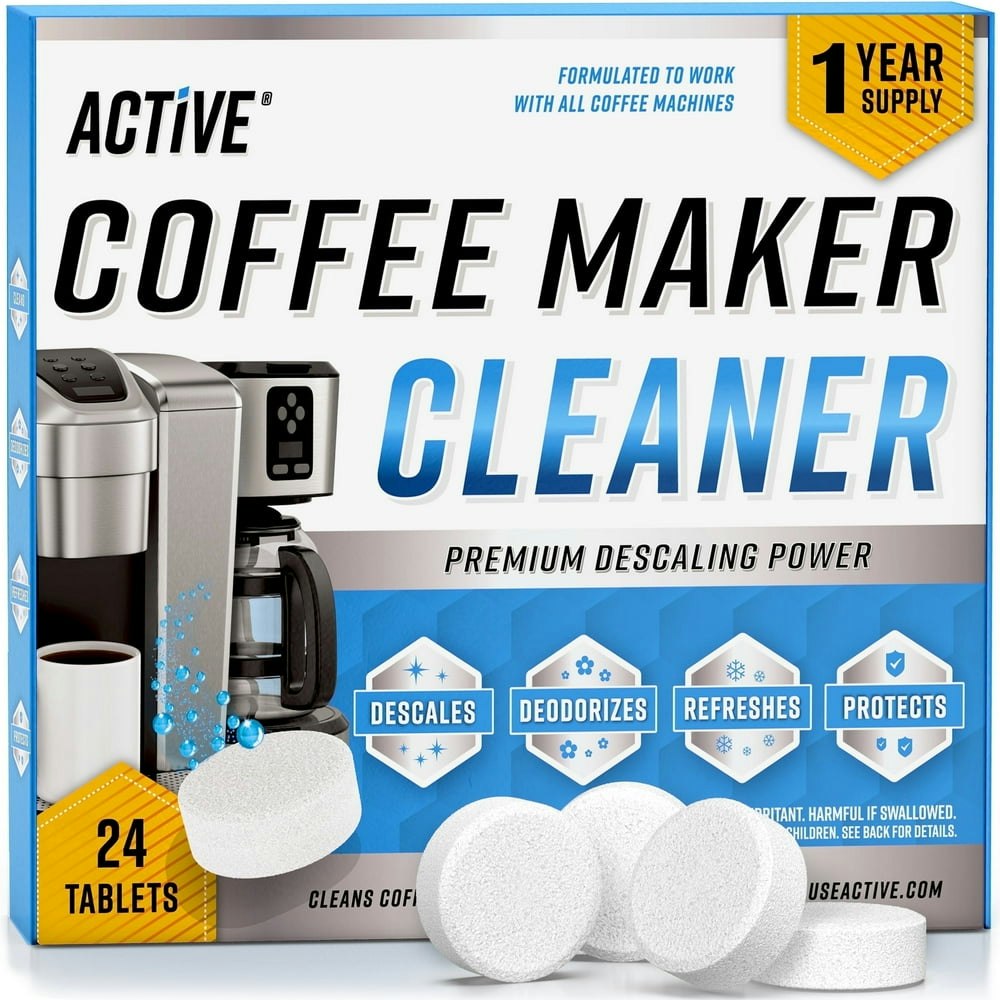 Active Coffee Machine Cleaner Descaler Tablets 24-Pack: $15 via Sub & Save