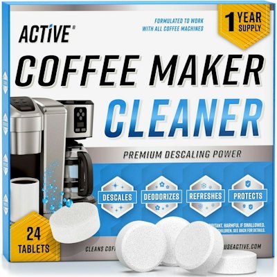 Active Coffee Machine Cleaner Descaler Tablets 24-Pack for $15 via Sub & Save + free shipping w/ Prime