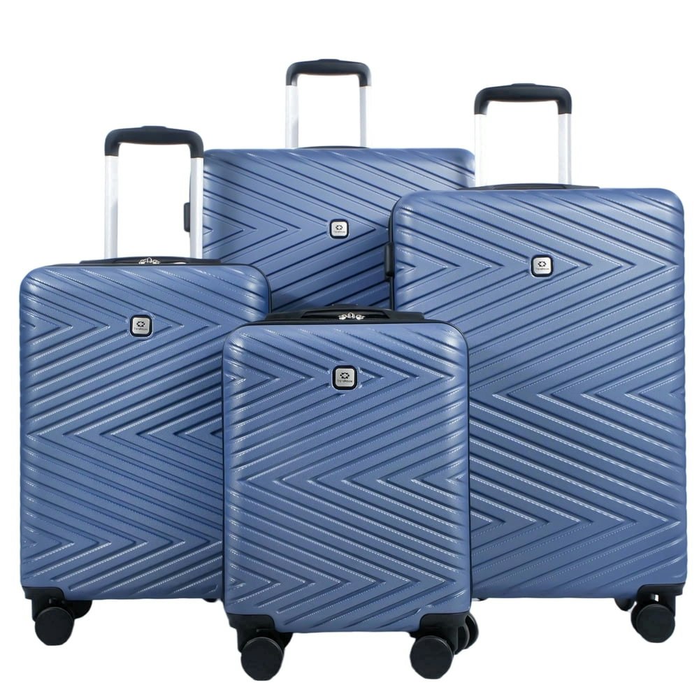 Travelhouse 4-Piece Hardshell Spinner Luggage Set: $89.98