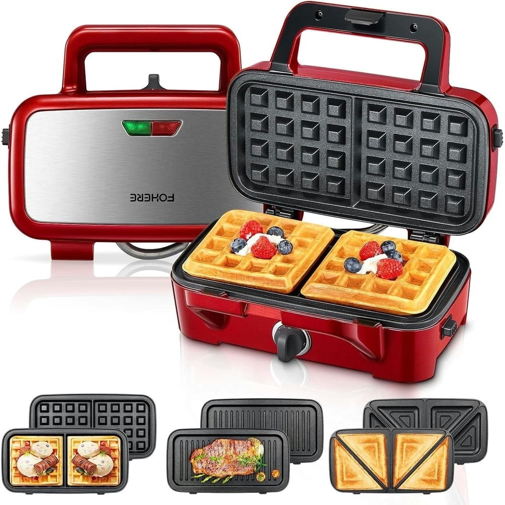 3-in-1 1,200W Waffle, Sandwich, and Panini Maker: $41.21 3-in-1 1,200W Waffle, Sandwich, and Panini Maker: $41.21