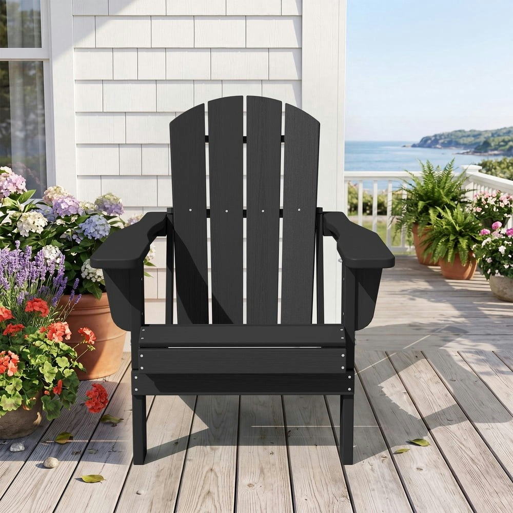 Riafun Folding Adirondack Chair: $68.99 Riafun Folding Adirondack Chair: $68.99