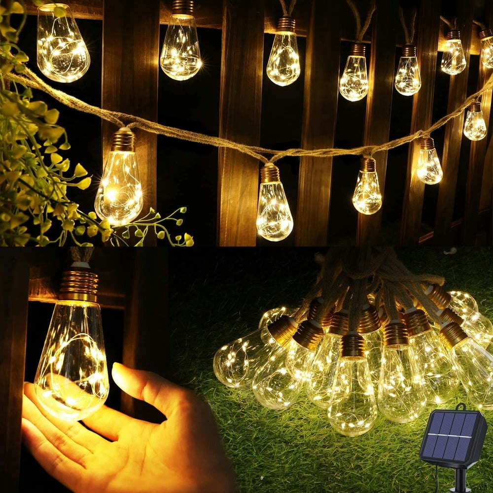 Ceevoo 20-Foot Solar LED String Lights: $17.69 Ceevoo 20-Foot Solar LED String Lights: $17.69