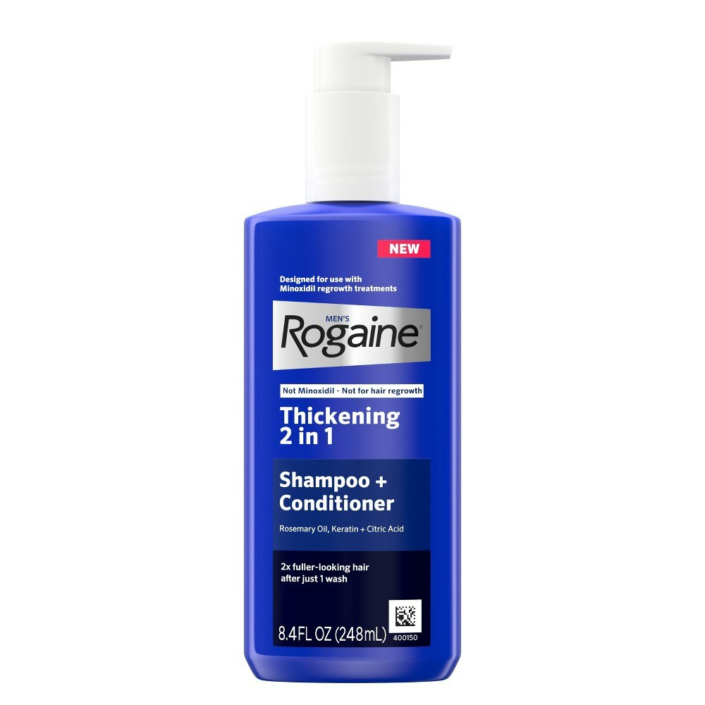 Rogaine Thickening Shampoo and Conditioner 8.4-fl oz: $14.49 Rogaine Thickening Shampoo and Conditioner 8.4-fl oz: $14.49