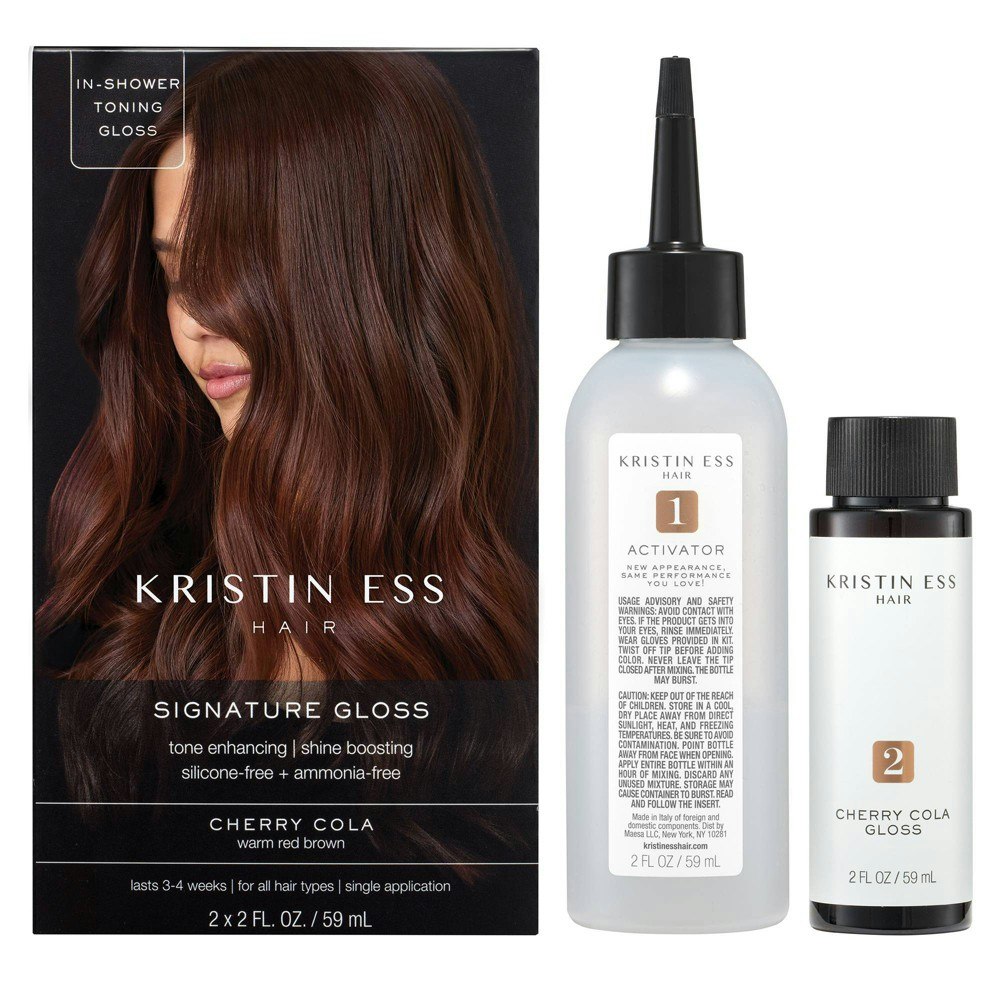 Kristin Ess Cherry Cola Hair Gloss 4-oz.: $14.99 Kristin Ess Cherry Cola Hair Gloss 4-oz.: $14.99
