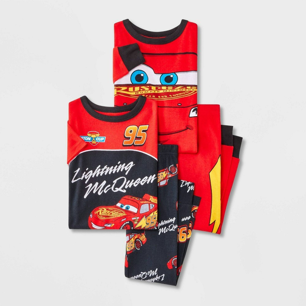 Cars Cotton Snug Fit Pajama Set 4-Piece 4T: $18