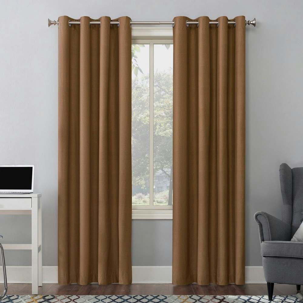 Sun Zero 50"x84" Duran Blackout Thermal Grommet Curtain Panel: $15.99 Sun Zero 50"x84" Duran Blackout Thermal Grommet Curtain Panel: $15.99