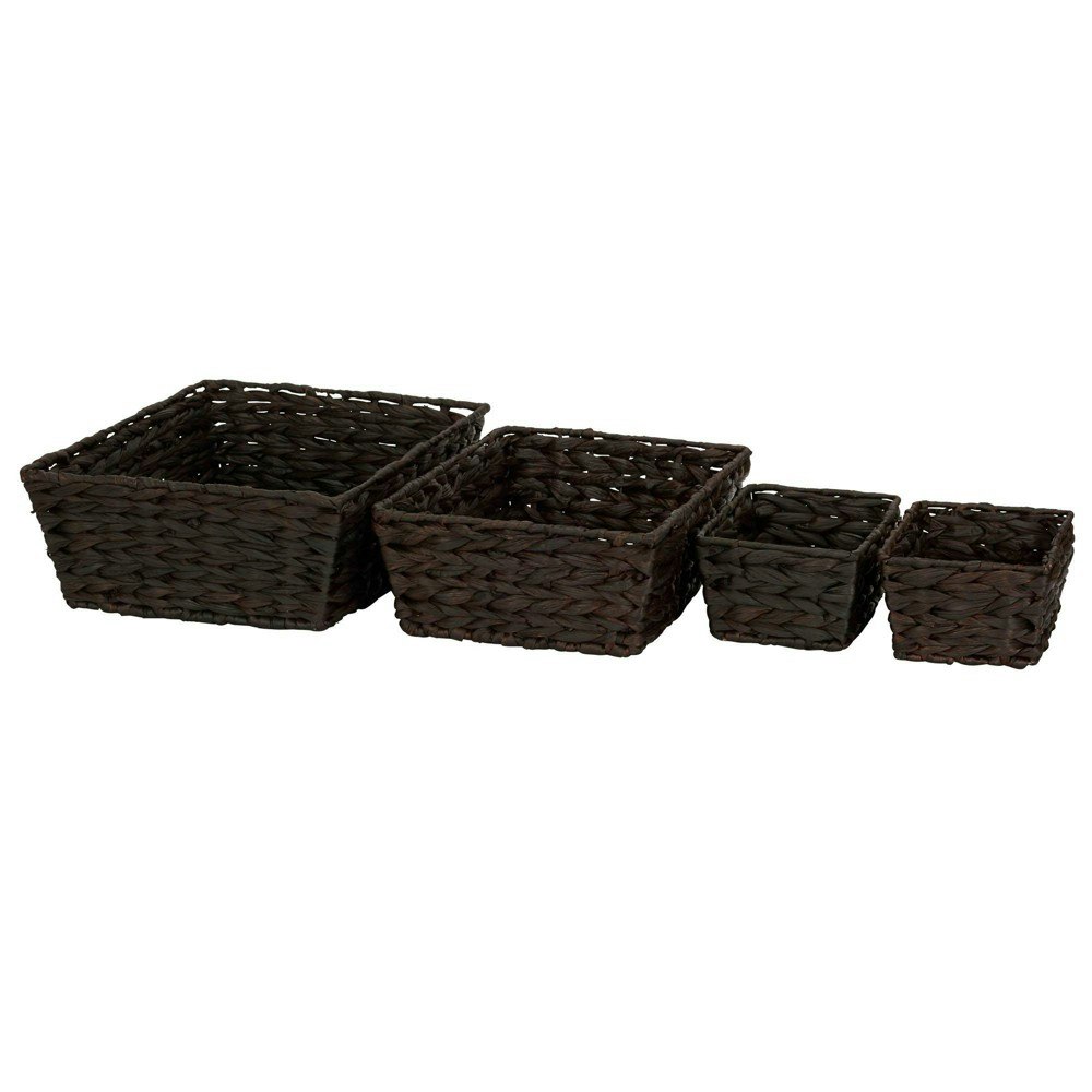 Household Essentials Hyacinth Baskets 4-Pack: $27.99 Household Essentials Hyacinth Baskets 4-Pack: $27.99