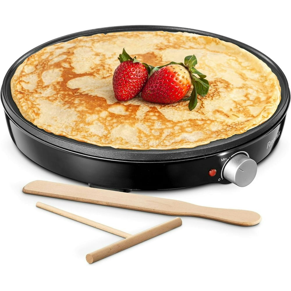 Reemix 12-Inch Electric Crepe Maker and Griddle: $25.89