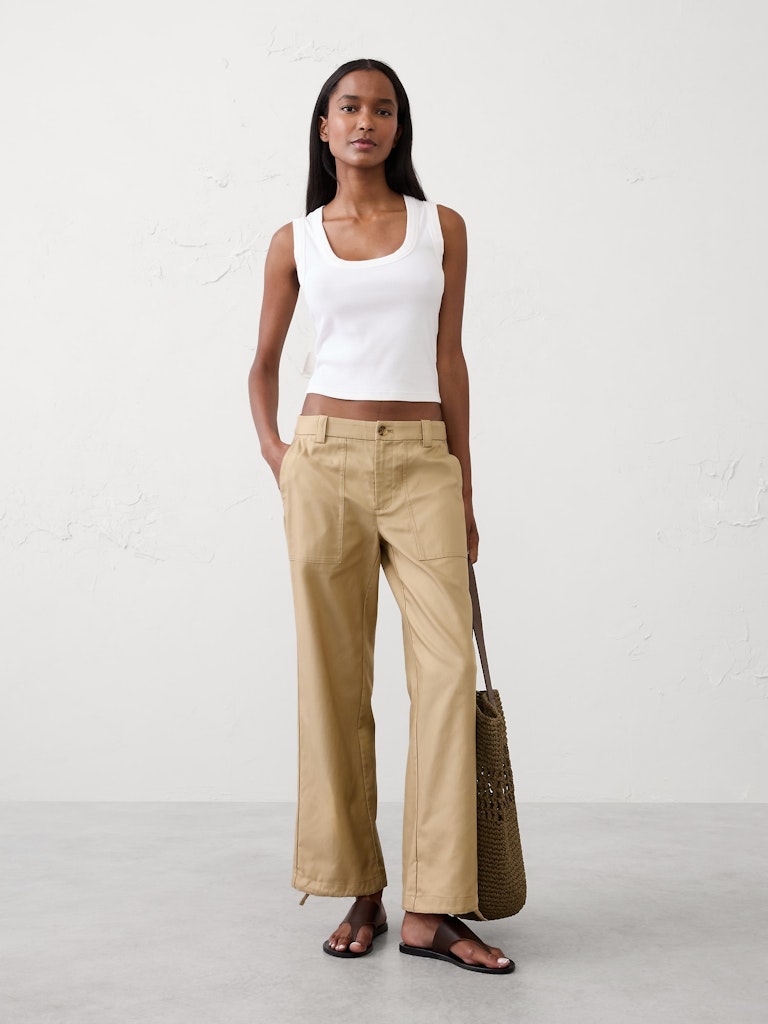 Straight Mid-Rise Utility Pant: $59.97 Straight Mid-Rise Utility Pant: $59.97